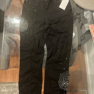 Black jeans with dazzles